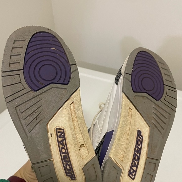 [DM0966-105] Preschool Air Jordan Retro 3 (PS) 'Dark Iris' - Picture 6 of 6